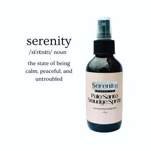 Palo Santo Smudge Spray Energy/Intention Ritual Smoke-Free Spiritual 4oz